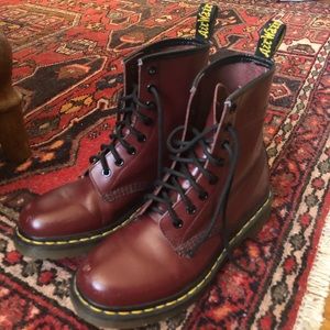 Cherry Red Dr. Marten’s (size 7)